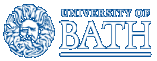 Univ of Bath logo - links to UoB hp